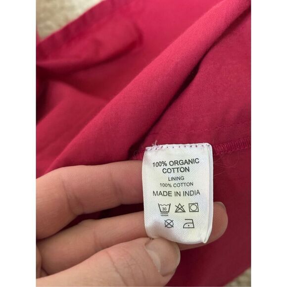 NEW ANNA CATE CAITLYN DRESS size M Bright Red Long Sleeve Poplin $278 - Picture 8 of 8